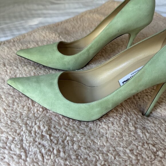 Jimmy Choo Women’s Love 85 Suede Pumps - Picture 5 of 5